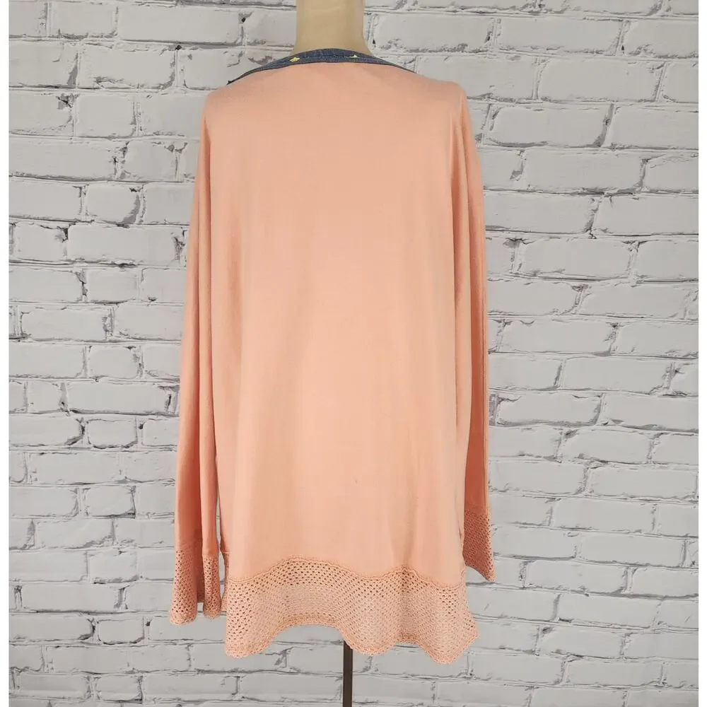 Free People We The Free Courtside long-sleeve oversized tee. Womens M - Picture 3 of 9